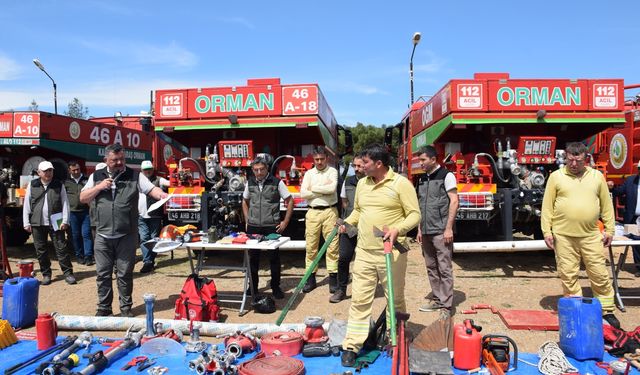 Kahramanmaraş’tan Orman Yangınlarına Karşı Nefes Kesen Tatbikat