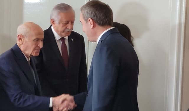 MHP Lideri Bahçeli, DEM Parti heyeti ile görüştü