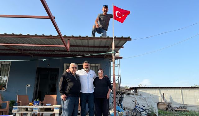 Şehit Babasının Bayrak Talebi Karşılıksız Kalmadı