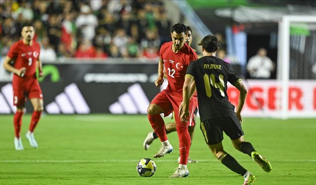 A Milli Futbol Takımı, Meksika'ya mağlup oldu