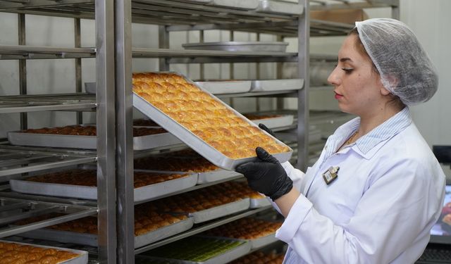 Gaziantep’te Baklava Bayramı Öncesi Yoğun Mesai