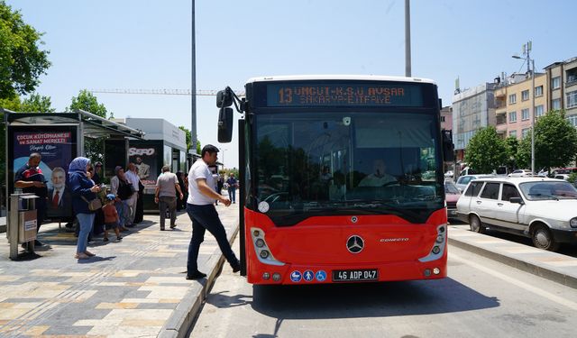 Kahramanmaraş'ta Ücretsiz Bayram Ulaşımı Rekor Kırdı