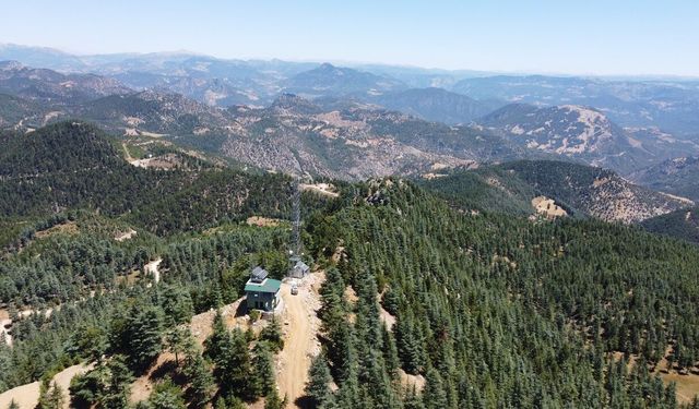 Feke’de 1700 Rakımda Teknoloji Destekli Orman Nöbeti