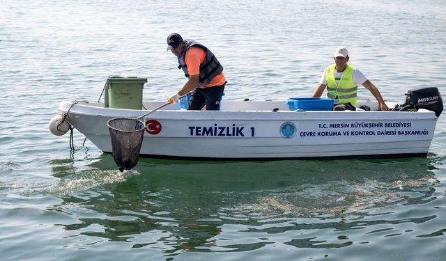 Mersin’in Denizleri Atıklardan Arınıyor, Temizlik Hızlandı