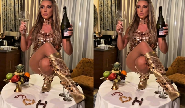 Hadise’den Olay Yaratan Fotoğraf! Hurma ve Tespihi Ayağının Altına Aldı