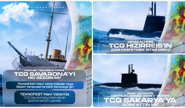 TEKNOFEST Mavi Vatan kazananları için denizaltı keşfi başlıyor