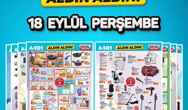 A101 18 Eylül Aldın Aldın Fırsatları: Elektrikli Bisiklet, Buzdolabı ve Çamaşır Makinesi İndirimde