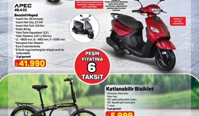 Kahramanmaraş A101 2 Ekim Kataloğu: Çekme Karavan ve Taraftar Setleri Geliyor