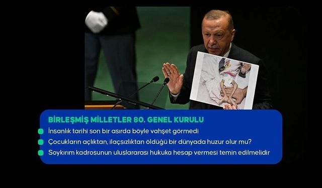 Cumhurbaşkanı Erdoğan BM Kürsüsünden Seslendi: “Gün Filistin Mazlumlarının Yanında Dimdik Durma Günü”