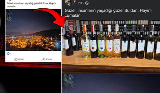 Belediye başkanından alkollü cuma paylaşımı