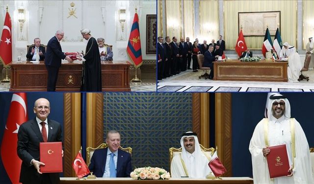 Cumhurbaşkanı Erdoğan'ın Körfez turunda 24 anlaşma, ortak açıklama ve bildiri imzalandı