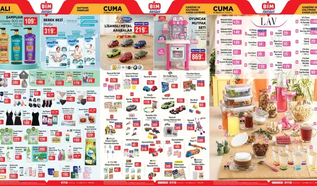 Kahramanmaraş’taki BİM’lerde 28-31 Ekim Aktüel Ürünler Listesi Açıklandı