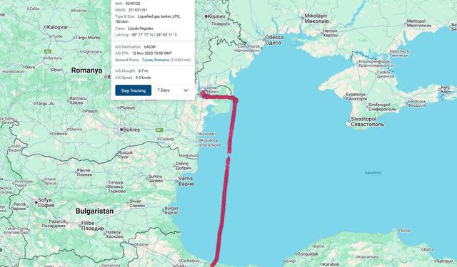 Ukrayna’da Türk bayraklı ‘Orinda’ gemisinde yangın: Mürettebat tahliye edildi