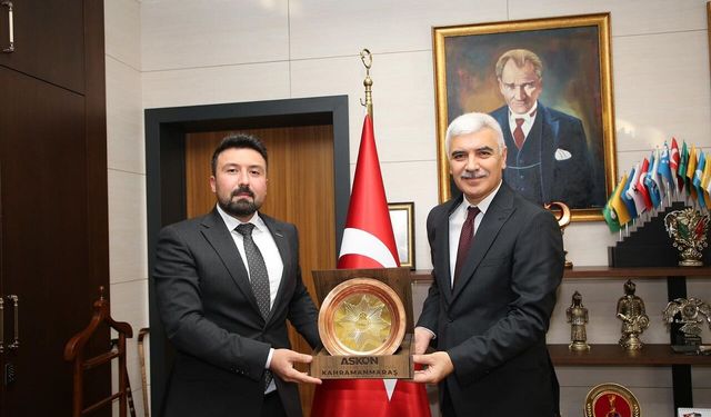 ASKON Başkanı Abdullah Eskalen’den Emniyet Müdürü Hasan Yiğit’e Anlamlı Ziyaret