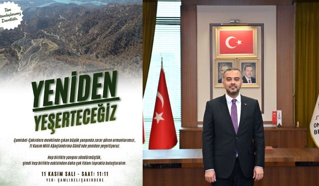 Başkan Toptaş, yangın alanındaki fidan seferberliğine tüm vatandaşları davet etti