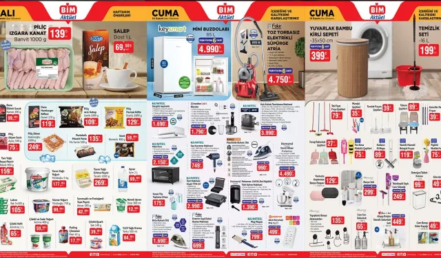 BİM’de Bu Hafta Neler Var? Kahve Makinesi, Tost Makinesi ve Elektrikli Süpürge Geliyor