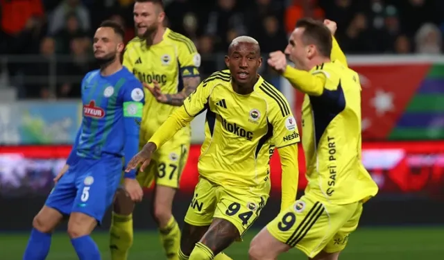 Çaykur Rizespor 2-5 Fenerbahçe Maç Özeti: Goller ve Kırmızı Kartlar