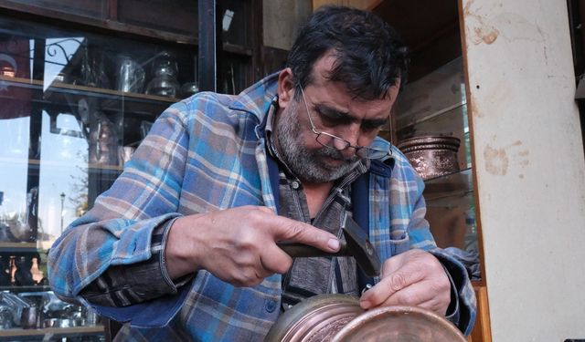 Çırak bulamıyor ustalar bakır işçiliği yok olma tehlikesiyle karşı karşıya