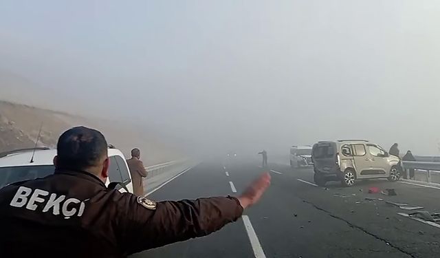 Erzurum ve Kars’ta yoğun sis: Görüş 10 metreye düştü, kazalar peş peşe geldi