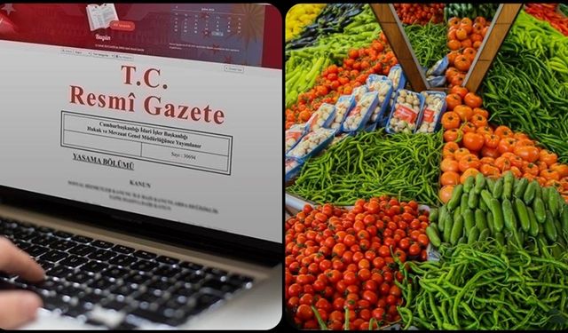 Gıdalarda pestisit kalıntılarının maksimum limitlerine ilişkin esaslar düzenlendi