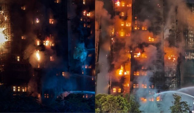 Hong Kong'da konut yangını: 13 ölü, 15 yaralı