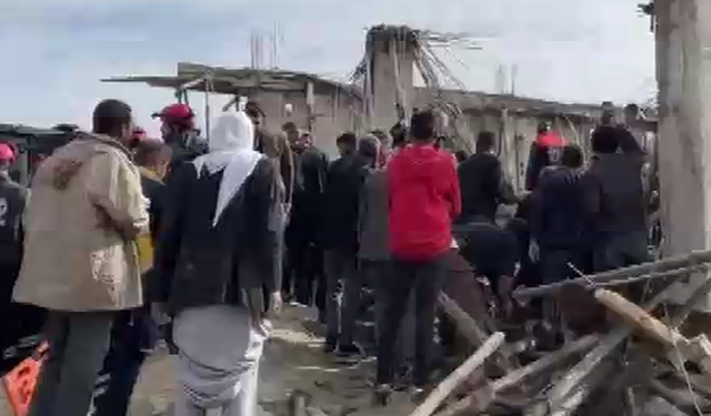 Şanlıurfa'da inşaatta göçük meydana geldi, 5 işçi yaralandı