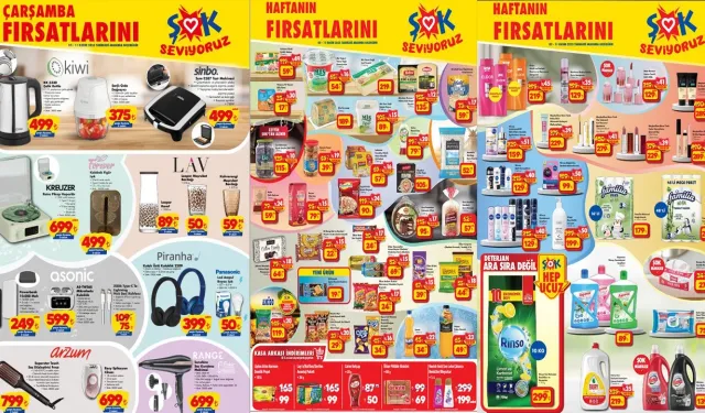 ŞOK 5 Kasım Aktüel Ürünler Kataloğu Kurutma Makinesi, Powerbank, Pikap Hoparlör Geliyor