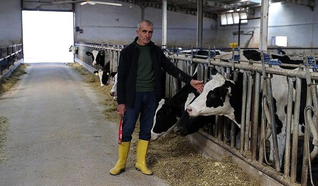 Sivas’ta devlet desteğiyle kurulan çiftlik günlük 1 ton süt üretiyor