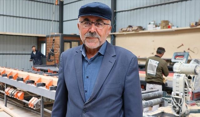 Köyüne dönüp yatırım yaptı, bungalov ev üretmeye başladı