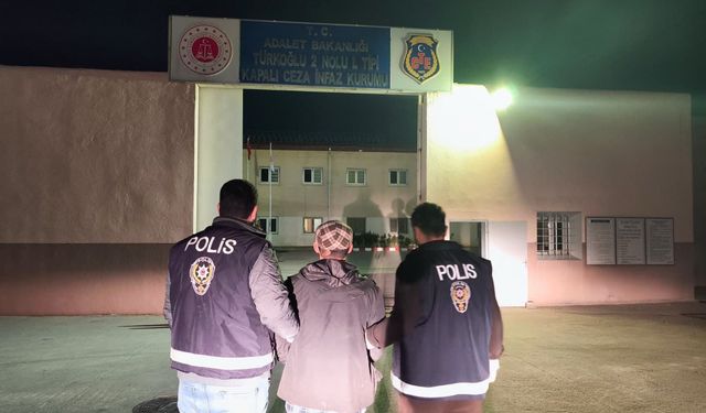 Kahramanmaraş’ta 88 yıl hapis cezasıyla aranan dolandırıcı yakalandı