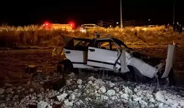 Takla atan otomobil tarlaya uçtu: 1 yaralı