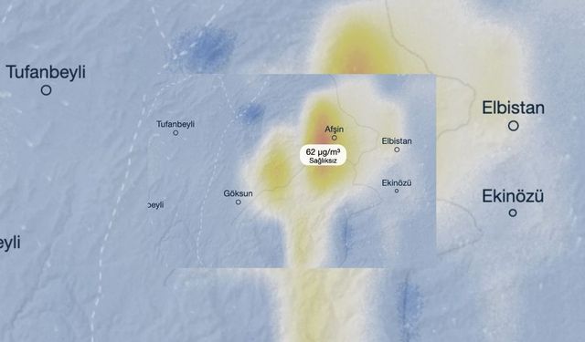 Afşin’de hava kirliliği tehlikeli seviyede: Uzmanlar uyarıyor