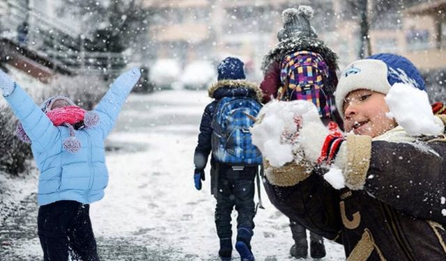 Birçok İlde Okullar Tatil Edildi