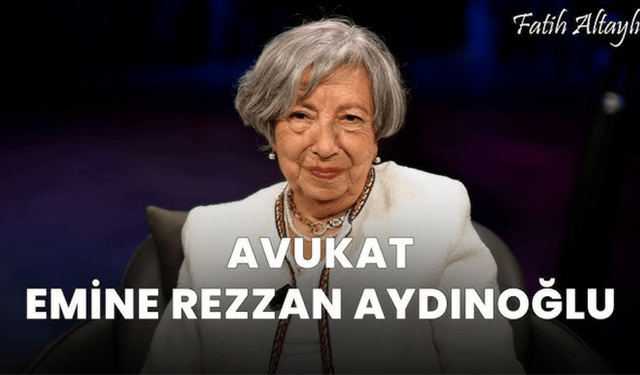 Emine Rezzan Aydınoğlu kimdir? Fatih Altaylı’nın avukatı Rezzan kimdir?