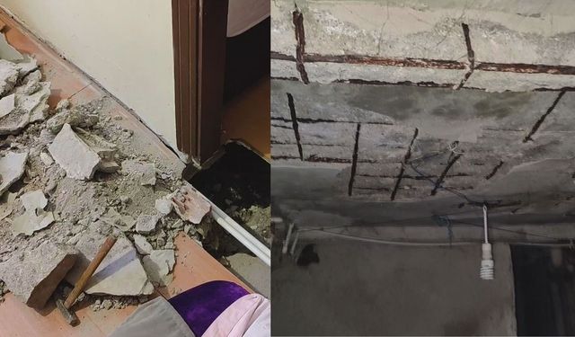 Fatih’te binanın bodrum katında çökme paniği