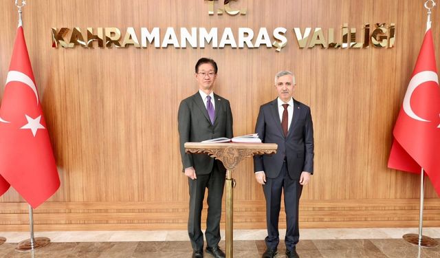 Japonya Büyükelçisi Tamura’dan Kahramanmaraş’a özel ziyaret