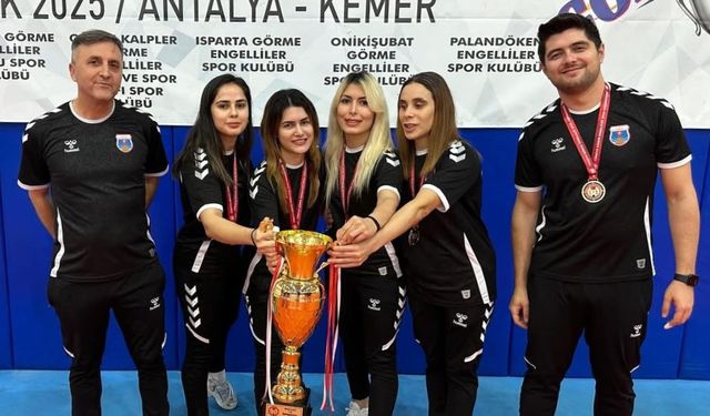 Kahramanmaraş Kadın Goalball Takımı 1. Lig Şampiyonu oldu