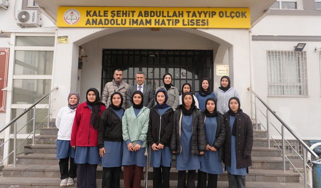 Kahramanmaraş İl Millî Eğitim Müdür Yardımcısı Kale Kasabası okullarını inceledi