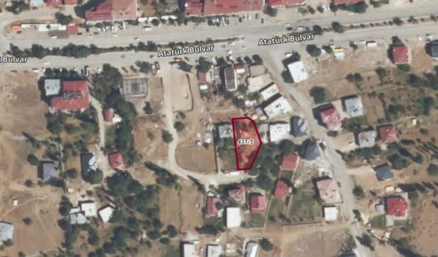 Kahramanmaraş Nurhak’ta 725 metrekare arsa icradan satışta!