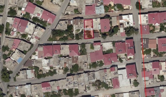 Kahramanmaraş Onikişubat’ta 237 metrekare arsada tek katlı ev icradan satılacak