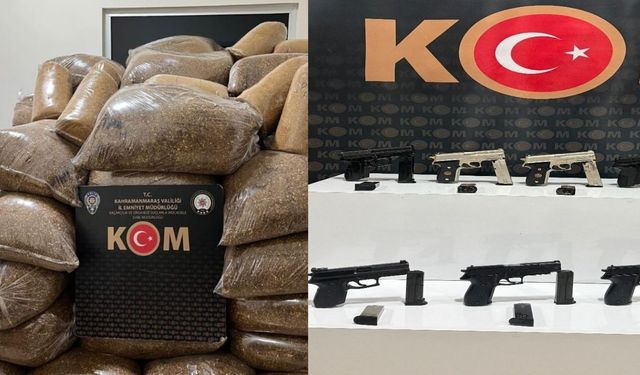 Kahramanmaraş’ta 1240 Kg Tütün Ele Geçirildi