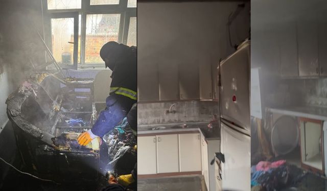 Kahramanmaraş'ta Alevler Dakikalar İçinde Her Şeyi Yok Etti