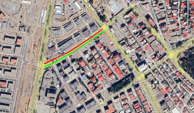 Kahramanmaraş'ta bu bulvar tek yönlü olarak 30 Aralık’a kadar trafiğe kapatıldı!