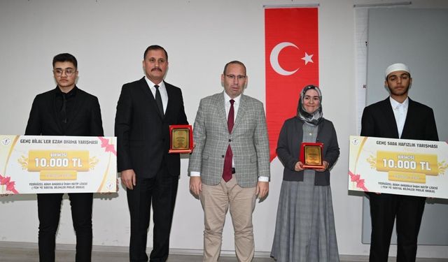 Kahramanmaraş’ta genç bilâller ve hafızlar yarıştı