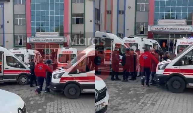 Kahramanmaraş’ta ilkokulda zehirlenme iddiası: Çok sayıda öğrenci hastaneye kaldırıldı