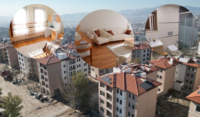 Kahramanmaraş’ta inşa edilen örnek daireler görücüye çıktı!