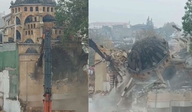 Kahramanmaraş’ta Tarihi Arasa Camii Yıkıldı