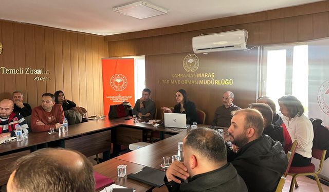 Kahramanmaraş'ta tarım personeline toprak koruma ve arazi kullanımı eğitimi