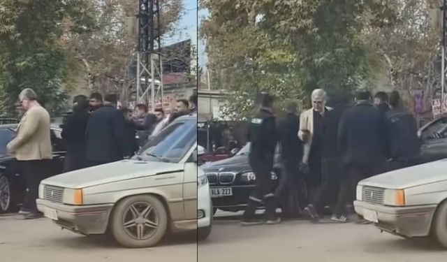 Kahramanmaraş’ta Trafik Kazası Yumruklu Kavgaya Dönüştü