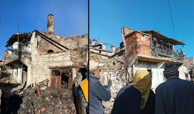 Manisa'da evi yanan kadına ulaşılamıyor